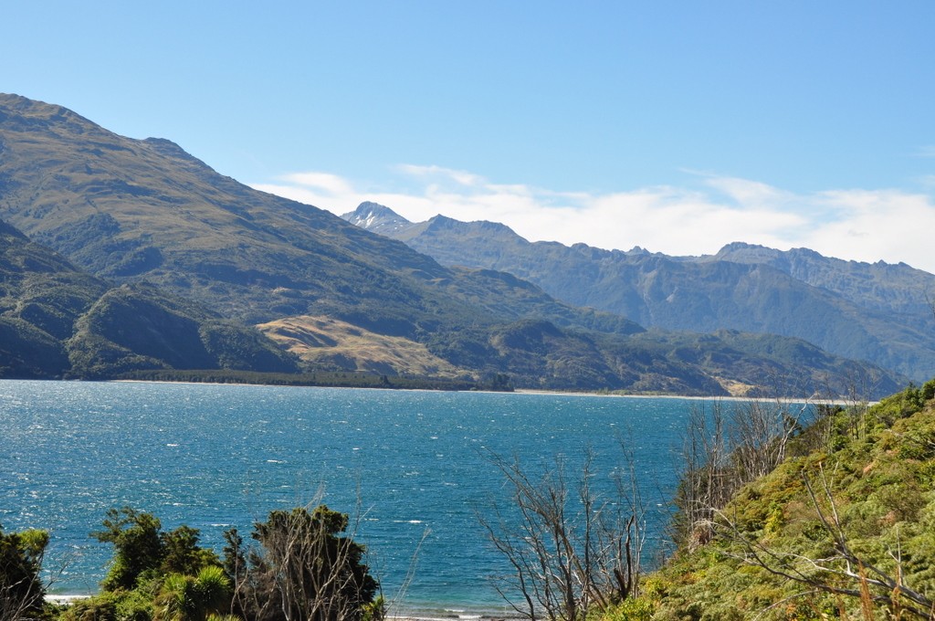 Our first views of Lake Wanaka